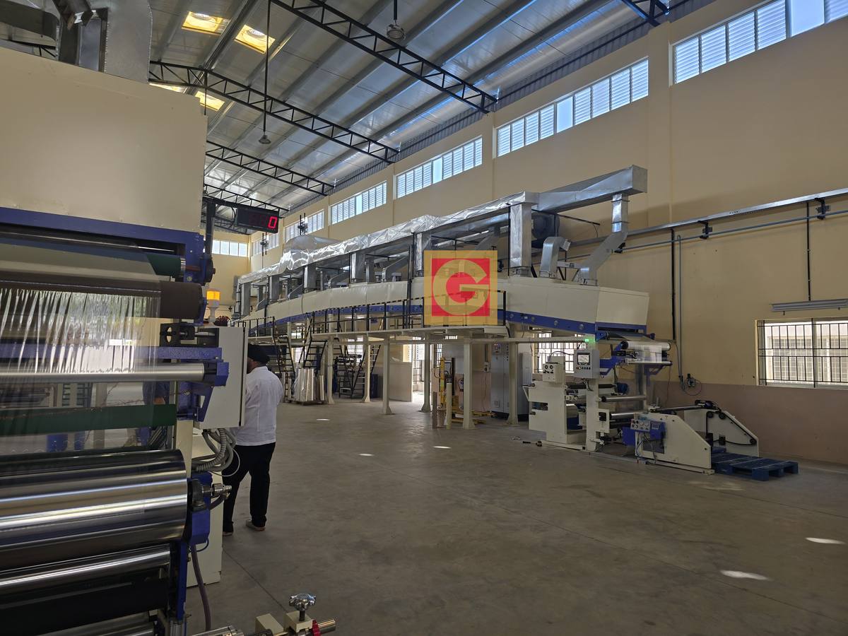 Multipurpose adhesive coating plant by Goldmann Automatics (view 1)