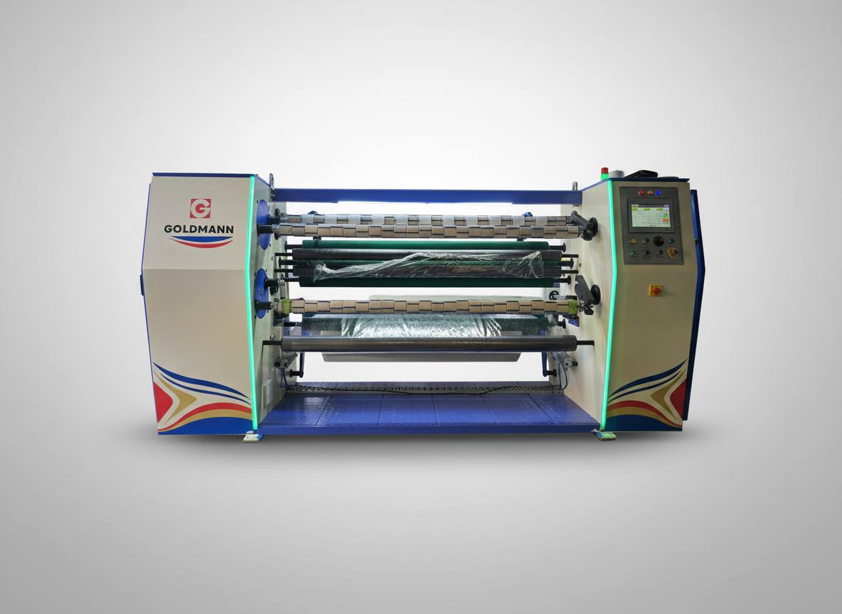 GA-SRT BOPP tape slitting rewinding machine by Goldmann Automatics (view 4)